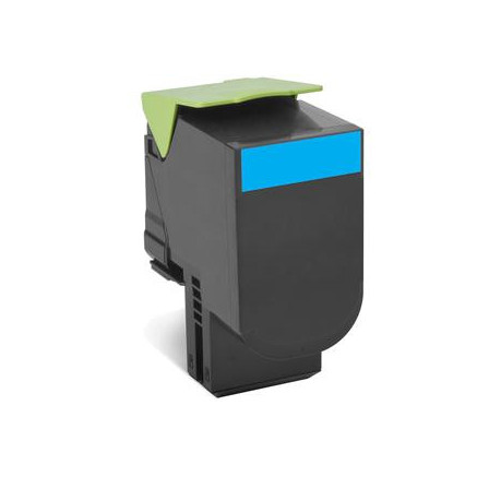 Lexmark 80C2HCE Cartouche de toner 1 pièce(s) Original Cyan