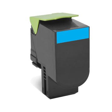 Lexmark 80C2XCE Cartouche de toner 1 pièce(s) Original Cyan