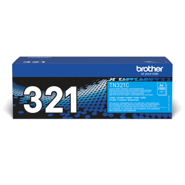 Brother TN-321C - Cartouche de toner originale – Cyan