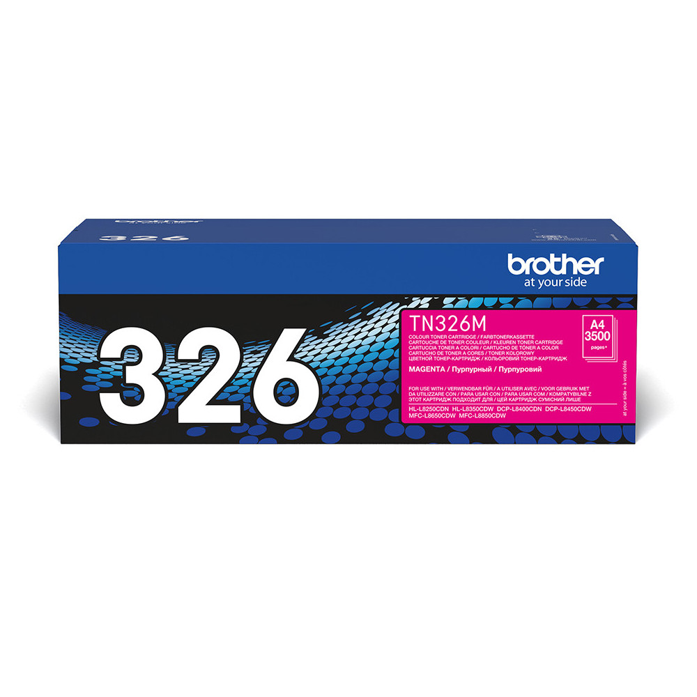 Brother TN-326M - Cartouche de toner originale – Magenta Brother TN-326M - Cartouche de toner originale – Magenta