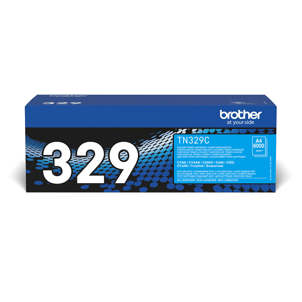 Brother TN-329C - Cartouche de toner originale – Cyan Brother TN-329C - Cartouche de toner originale – Cyan