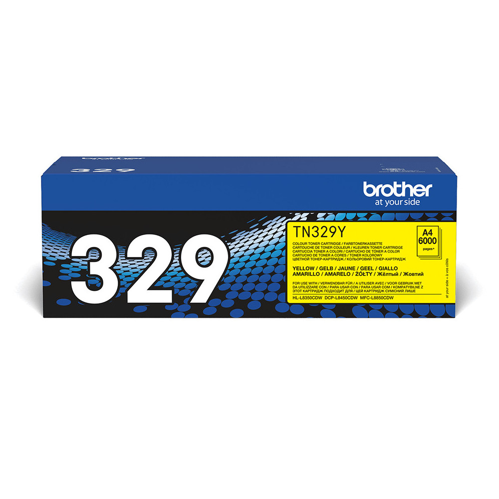 Brother TN-329Y - Cartouche de toner originale – Jaune Brother TN-329Y - Cartouche de toner originale – Jaune