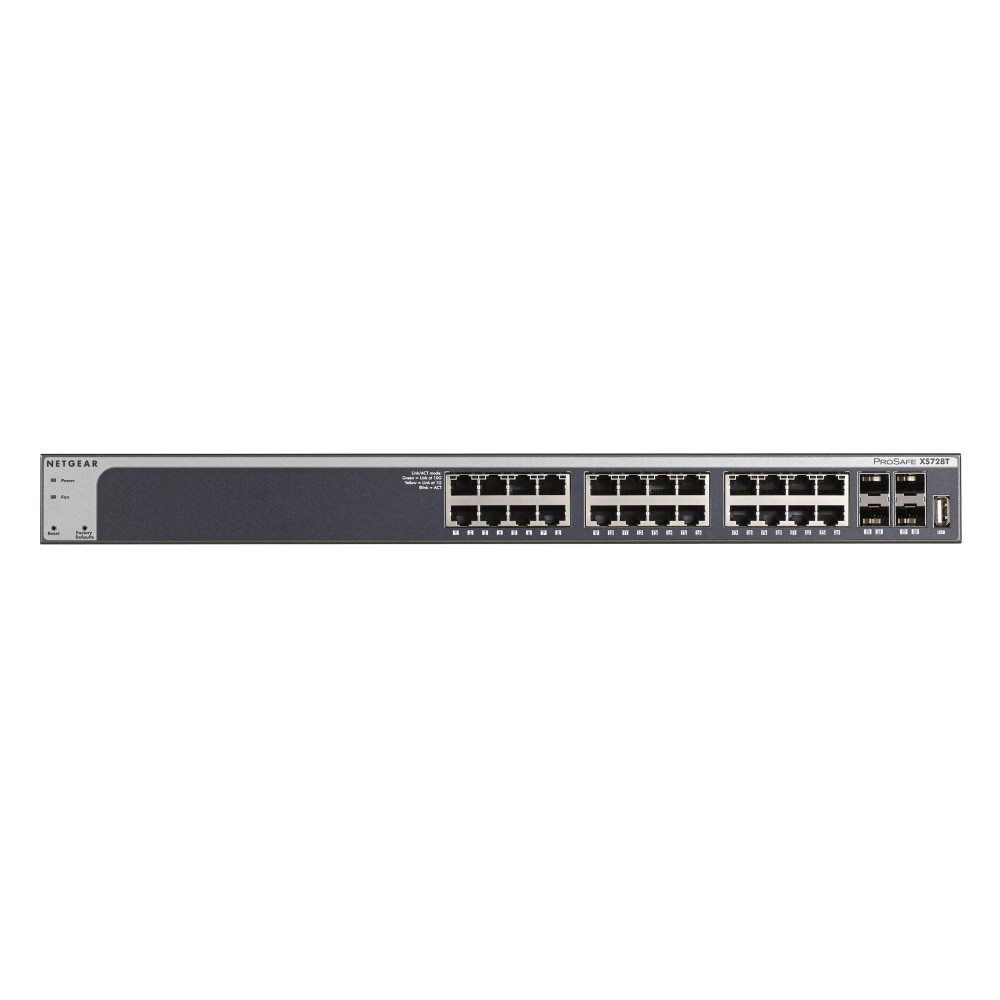 NETGEAR XS728T Géré L2+ L3 10G Ethernet (100 1000 10000) Noir NETGEAR XS728T Géré L2+ L3 10G Ethernet (100 1000 10000) Noir