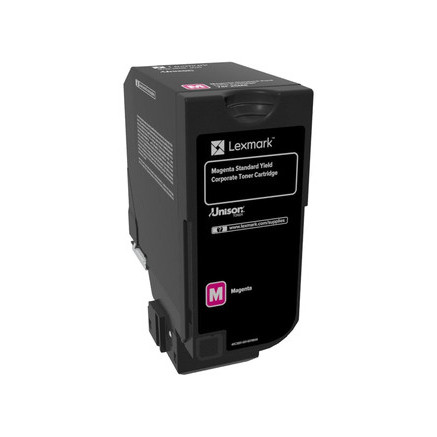 Lexmark 74C2SME Cartouche de toner 1 pièce(s) Original Magenta
