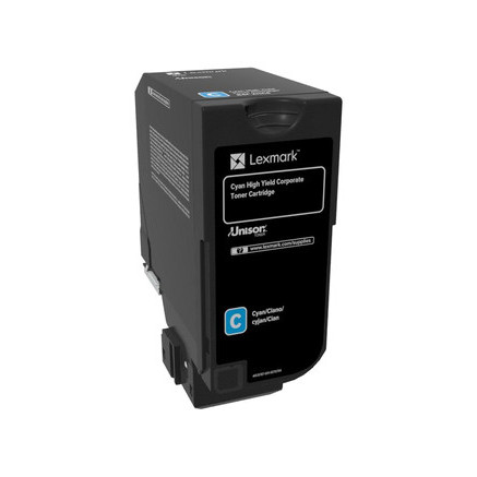 Lexmark 84C2HCE Cartouche de toner 1 pièce(s) Original Cyan