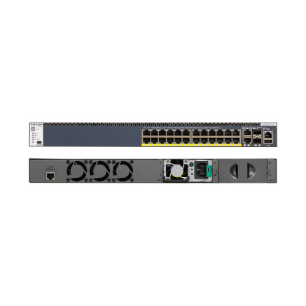 NETGEAR M4300-28G-PoE+(1000W) US EMEA Géré Gigabit Ethernet (10 100 1000) Connexion Ethernet, supportant l'alimentation via ce