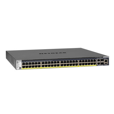 NETGEAR M4300-52G-PoE+ 550W PSU Géré L2 L3 L4 Gigabit Ethernet (10 100 1000) Connexion Ethernet, supportant l'alimentation via