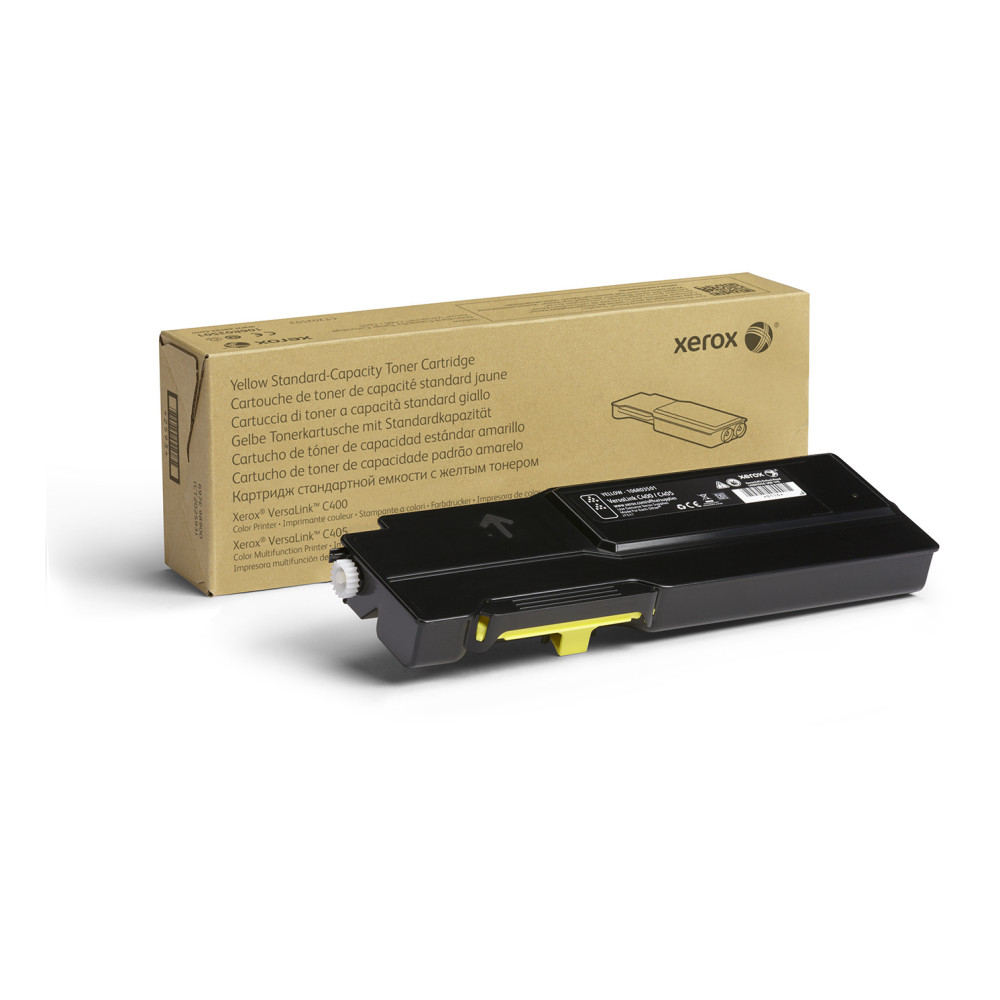 Xerox Cartouche de toner Jaune de Capacité standard Imprimante couleur ® VersaLink® C400 multifonctions ® VersaLink® C405 Xerox Cartouche de toner Jaune de Capacité standard Imprimante couleur ® VersaLink® C400 multifonctions ® VersaLink® C405