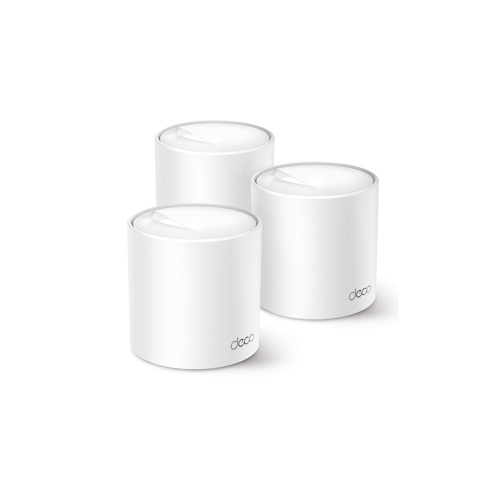 TP-Link Deco X50 (3-pack) Bi-bande (2,4 GHz 5 GHz) Wi-Fi 6 (802.11ax) Blanc Interne TP-Link Deco X50 (3-pack) Bi-bande (2,4 GHz 5 GHz) Wi-Fi 6 (802.11ax) Blanc Interne