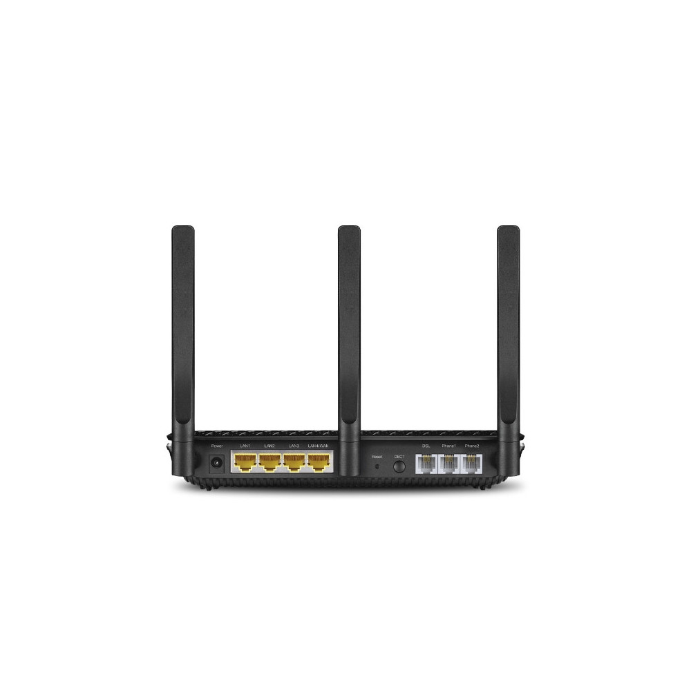 TP-Link Archer VR2100v routeur sans fil Gigabit Ethernet Bi-bande (2,4 GHz   5 GHz) Noir