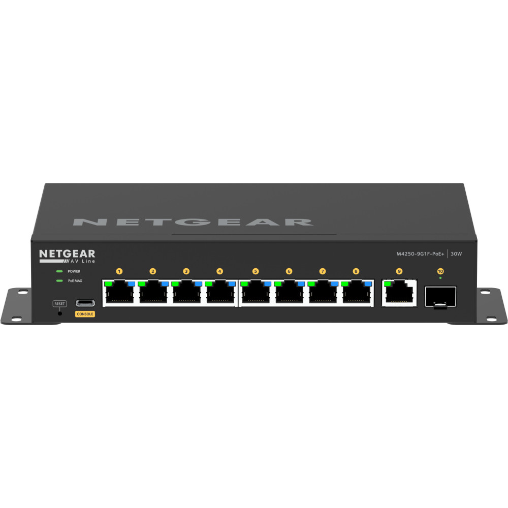 NETGEAR GSM4210PD-100EUS commutateur réseau Géré L2 L3 Gigabit Ethernet (10 100 1000) Connexion Ethernet, supportant NETGEAR GSM4210PD-100EUS commutateur réseau Géré L2 L3 Gigabit Ethernet (10 100 1000) Connexion Ethernet, supportant