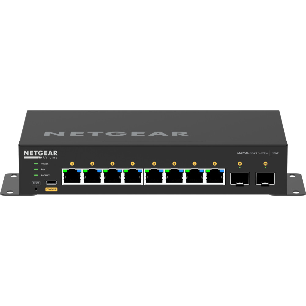 NETGEAR GSM4210PX-100EUS commutateur réseau Géré L2 L3 Gigabit Ethernet (10 100 1000) Connexion Ethernet, supportant NETGEAR GSM4210PX-100EUS commutateur réseau Géré L2 L3 Gigabit Ethernet (10 100 1000) Connexion Ethernet, supportant