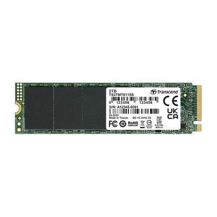 Transcend 115S 2 To M.2 PCI Express 3.0 NVMe 3D NAND