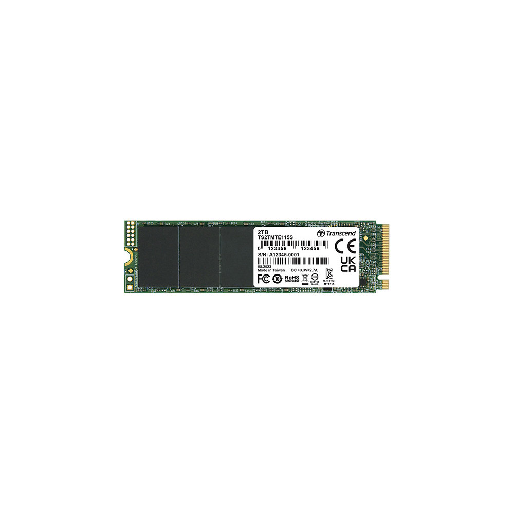 Transcend 115S 2 To M.2 PCI Express 3.0 NVMe 3D NAND Transcend 115S 2 To M.2 PCI Express 3.0 NVMe 3D NAND