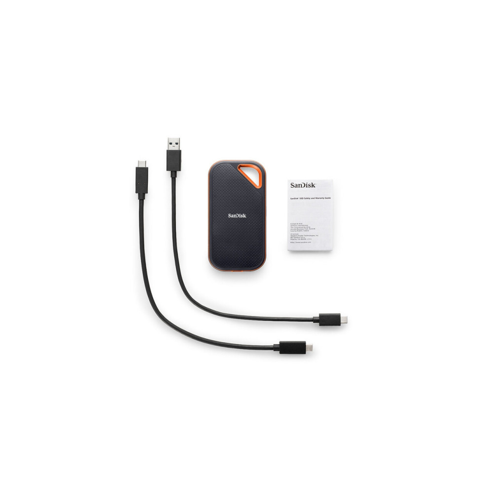 SanDisk Extreme PRO Portable 2 To USB Type-C 3.2 Gen 2 (3.1 Gen 2) Noir