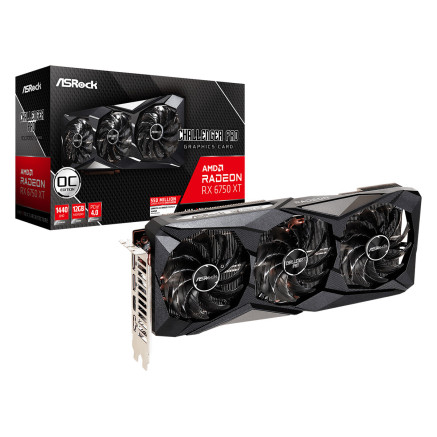Asrock Challenger RX6750XT CLP 12GO AMD Radeon RX 6750 XT GDDR6