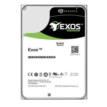 Seagate Exos X16 disque dur 14 To 7200 tr min 256 Mo 3.5" Série ATA III