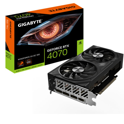 GIGABYTE GeForce RTX 4070 WINDFORCE 2X OC 12G NVIDIA 12 Go GDDR6X