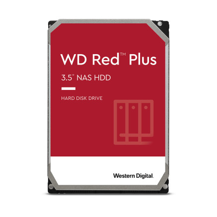 Western Digital WD Red Plus disque dur 10 To 7200 tr min 3.5" Série ATA III