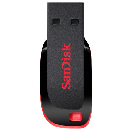 SanDisk Cruzer Blade lecteur USB flash 128 Go USB Type-A 2.0 Noir, Rouge