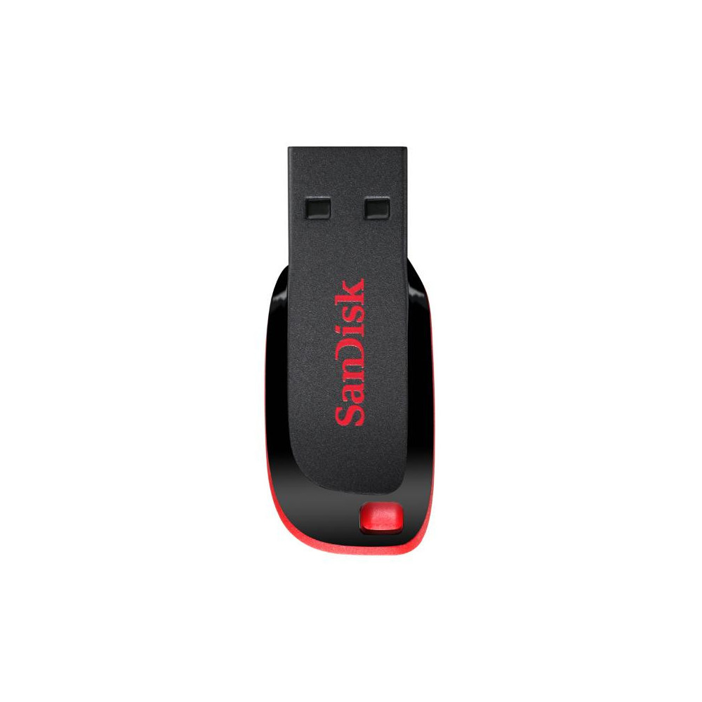 SanDisk Cruzer Blade lecteur USB flash 128 Go USB Type-A 2.0 Noir, Rouge