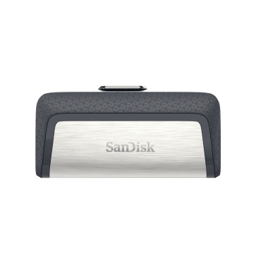 SanDisk Drive USB Ganda Ultra Tipe-C 256 GB lecteur USB flash 256 Go USB Type-A   USB Type-C 3.2 Gen 1 (3.1 Gen 1) Gris, Argent