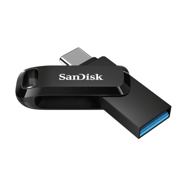 SanDisk Ultra Dual Drive Go lecteur USB flash 256 Go USB Type-A   USB Type-C 3.2 Gen 1 (3.1 Gen 1) Noir