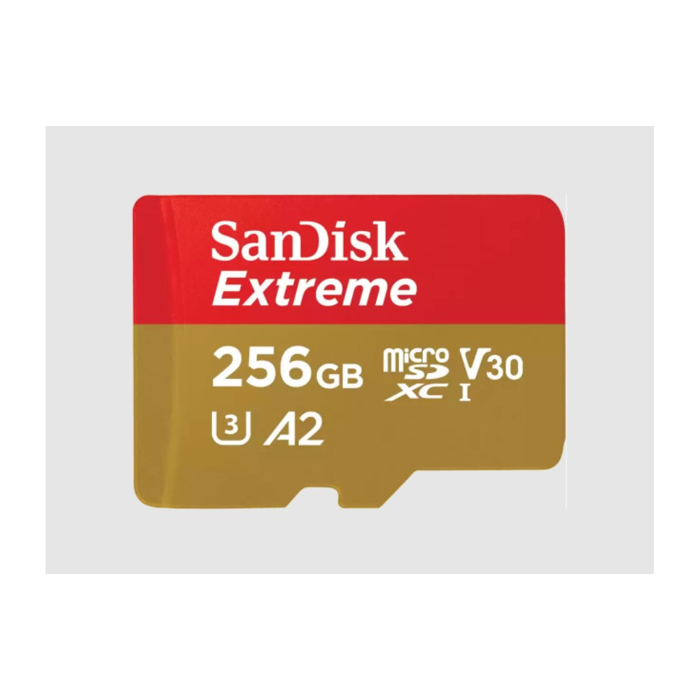 SanDisk Extreme 256 Go MicroSDXC UHS-I Classe 3 SanDisk Extreme 256 Go MicroSDXC UHS-I Classe 3