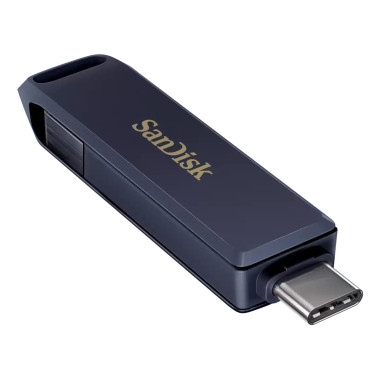 SanDisk iXpand lecteur USB flash 256 Go USB Type-C   Lightning 3.2 Gen 1 (3.1 Gen 1) Bleu