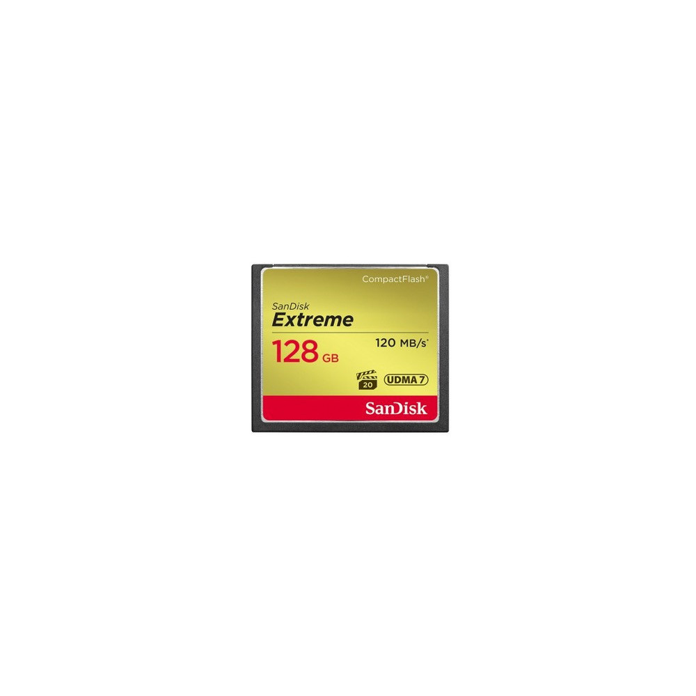 SanDisk CF Extreme 128GB 128 Go CompactFlash SanDisk CF Extreme 128GB 128 Go CompactFlash