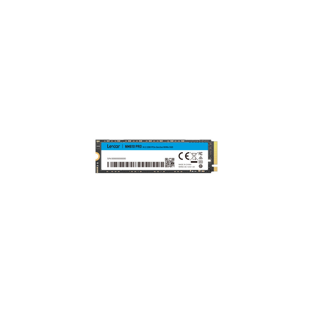 Lexar NM610PRO 1 To M.2 PCI Express 3.0 NVMe Lexar NM610PRO 1 To M.2 PCI Express 3.0 NVMe