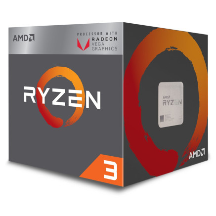 AMD Ryzen 3 2200G processeur 3,5 GHz 2 Mo L2 Boîte