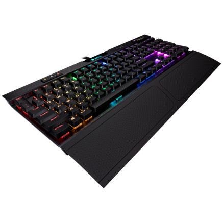 Corsair K70 RGB MK.2 clavier Jouer USB QWERTZ Allemand Noir