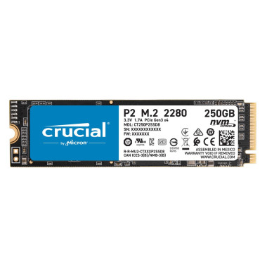 Crucial P2 250 Go M.2 PCI Express 3.0 NVMe