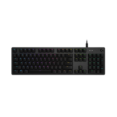 Logitech G G512 Carbon RGB Mechanical Gaming Keyboard clavier Jouer USB QWERTZ Allemand Charbon