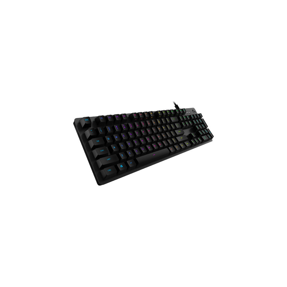 Logitech G G512 Carbon RGB Mechanical Gaming Keyboard clavier Jouer USB QWERTZ Allemand Charbon