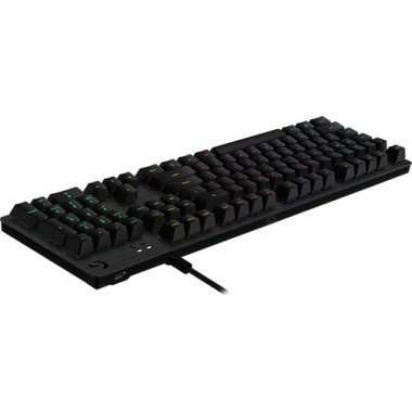 Logitech G G512 Carbon RGB Mechanical Gaming Keyboard clavier Jouer USB QWERTZ Allemand Charbon