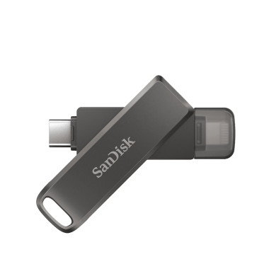 SanDisk iXpand lecteur USB flash 256 Go USB Type-C   Lightning 3.2 Gen 1 (3.1 Gen 1) Noir