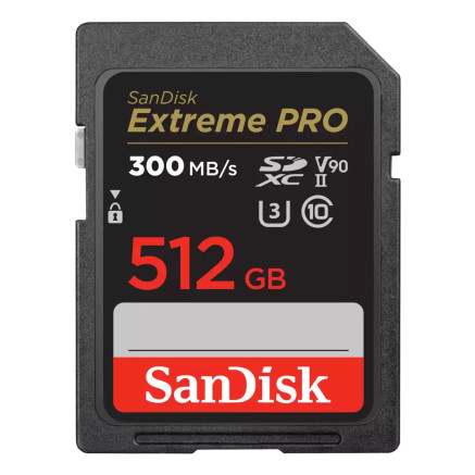 SanDisk Extreme PRO 512 Go SDXC UHS-II Classe 10
