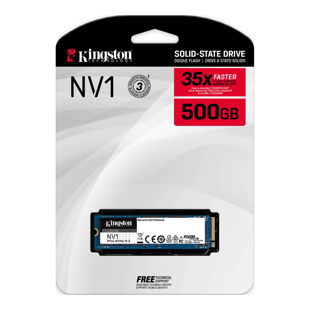 Kingston Technology NV1 500 Go M.2 PCI Express 3.0 NVMe