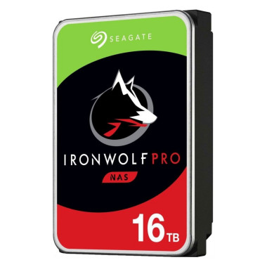 Seagate IronWolf Pro ST16000NE000 disque dur 16 To 7200 tr min 256 Mo 3.5" Série ATA III