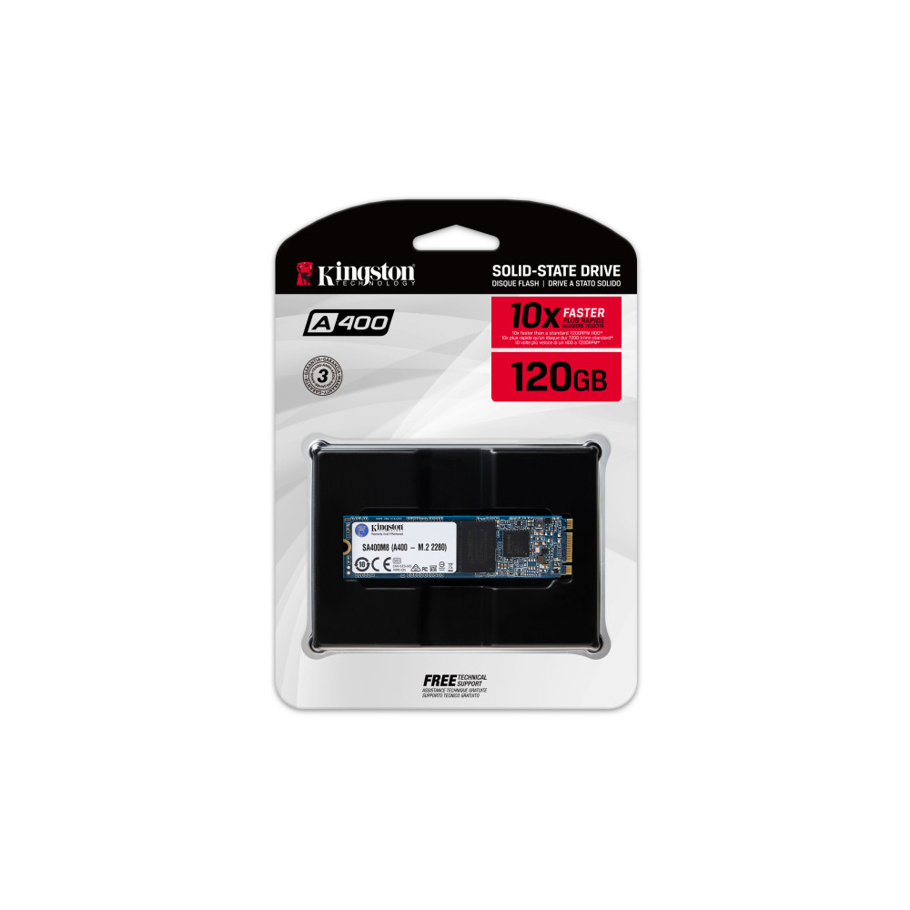 Kingston Technology A400 120 Go M.2 Série ATA III TLC
