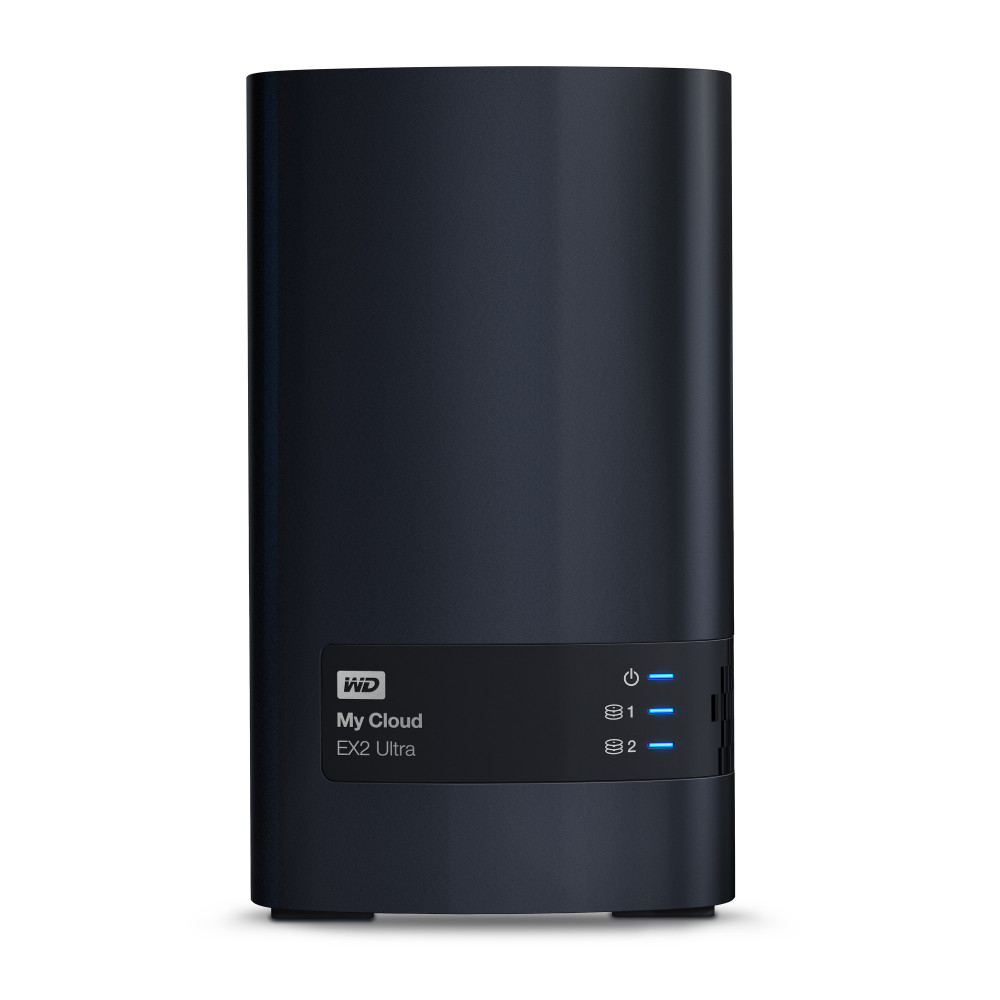 Western Digital My Cloud EX2 Ultra NAS Bureau Marvell Armada 385 1 Go DDR3 16 To HDD My Cloud OS Noir