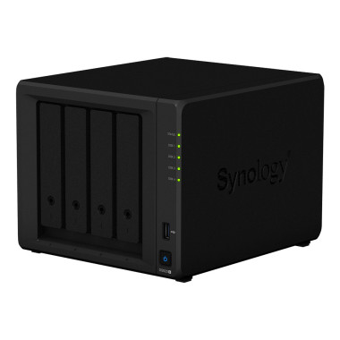 Synology DiskStation DS920+ serveur de stockage NAS Mini Tower Intel® Celeron® J4125 4 Go DDR4 0 To DiskStation Manager Noir