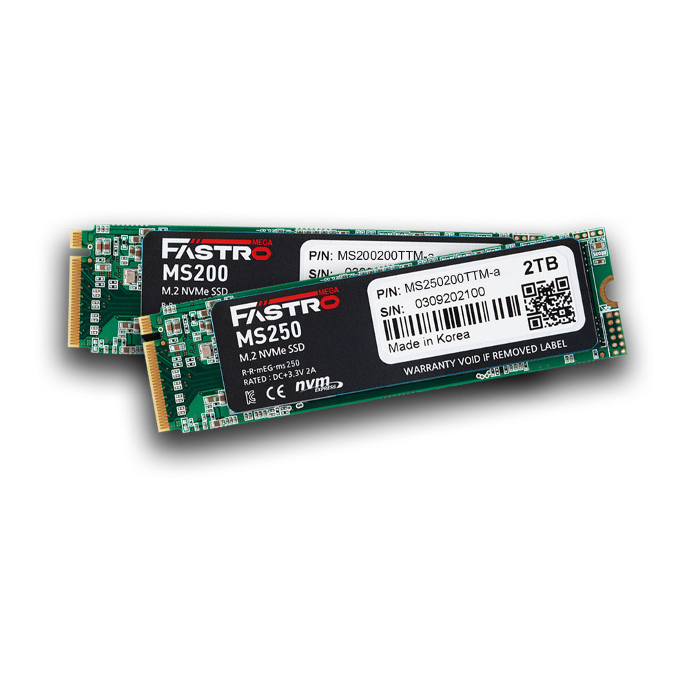 FASTRO MS200-200TTS disque SSD 2 To M.2 PCI Express 3.0 NVMe 3D TLC NAND FASTRO MS200-200TTS disque SSD 2 To M.2 PCI Express 3.0 NVMe 3D TLC NAND