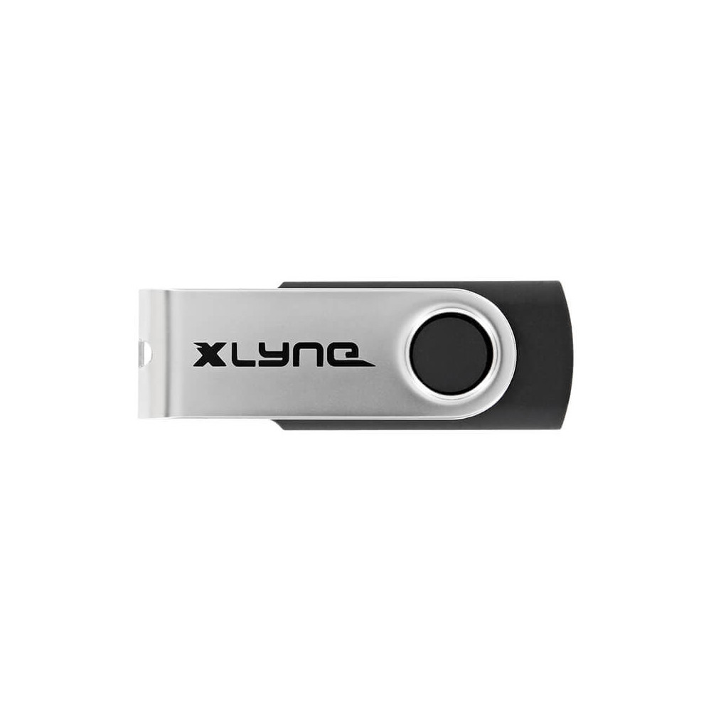xlyne Swing SWG lecteur USB flash 64 Go USB Type-A 2.0 Noir, Argent
