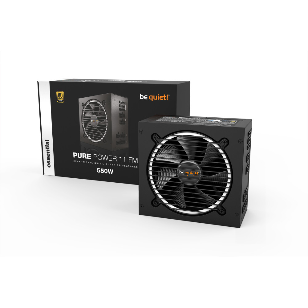 be quiet! PURE POWER 11 550W FM unité d'alimentation d'énergie 20+4 pin ATX ATX Noir