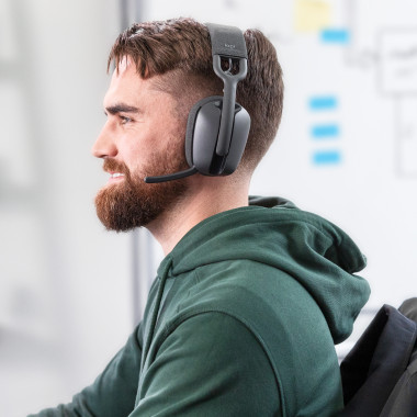 Logitech Zone Vibe 125 Casque Sans fil Arceau Bureau Centre d'appels Bluetooth Graphite