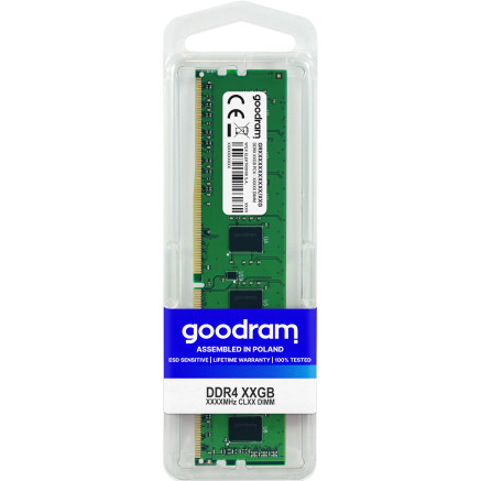 Goodram GR2666D464L19S 16G module de mémoire 16 Go 1 x 16 Go DDR4 2666 MHz