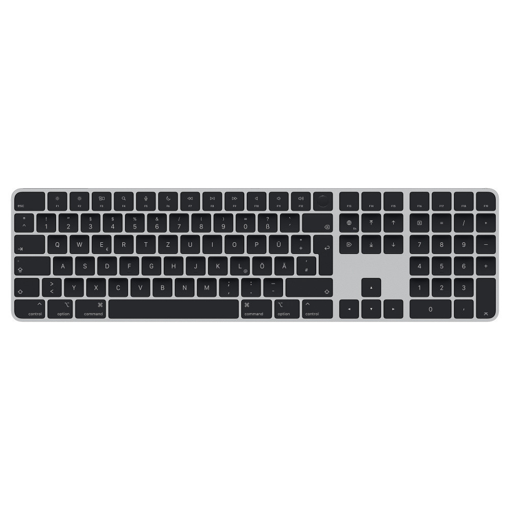 Apple Magic Keyboard clavier Universel Bluetooth QWERTZ Allemand Noir, Argent Apple Magic Keyboard clavier Universel Bluetooth QWERTZ Allemand Noir, Argent